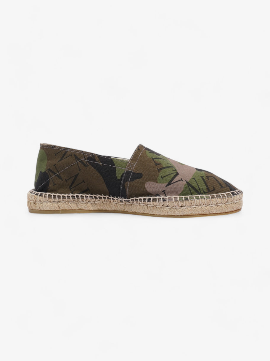 Valentino Logo Espadrilles Camouflage / Black Canvas EU 42 UK 8 Image 4