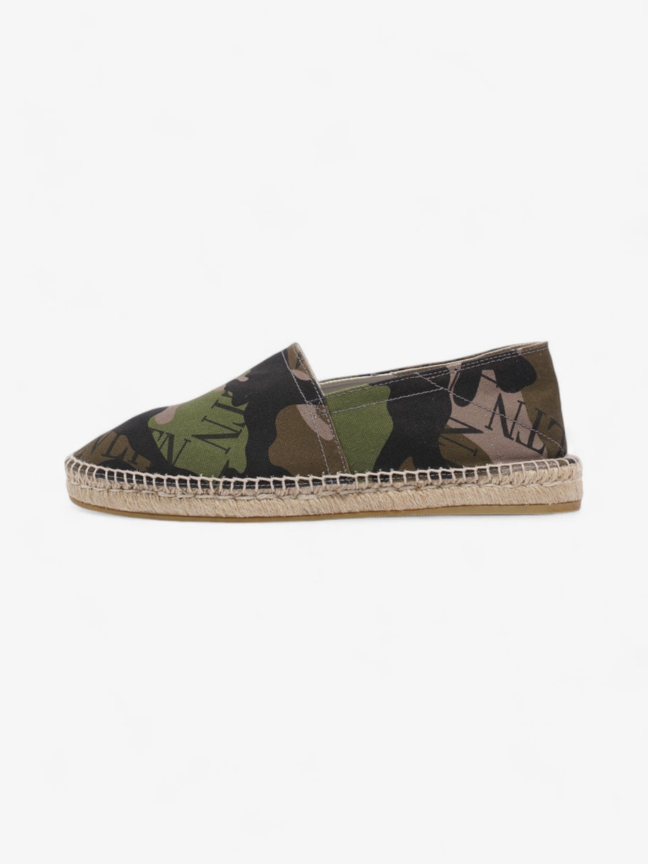 Valentino Logo Espadrilles Camouflage / Black Canvas EU 42 UK 8 Image 5