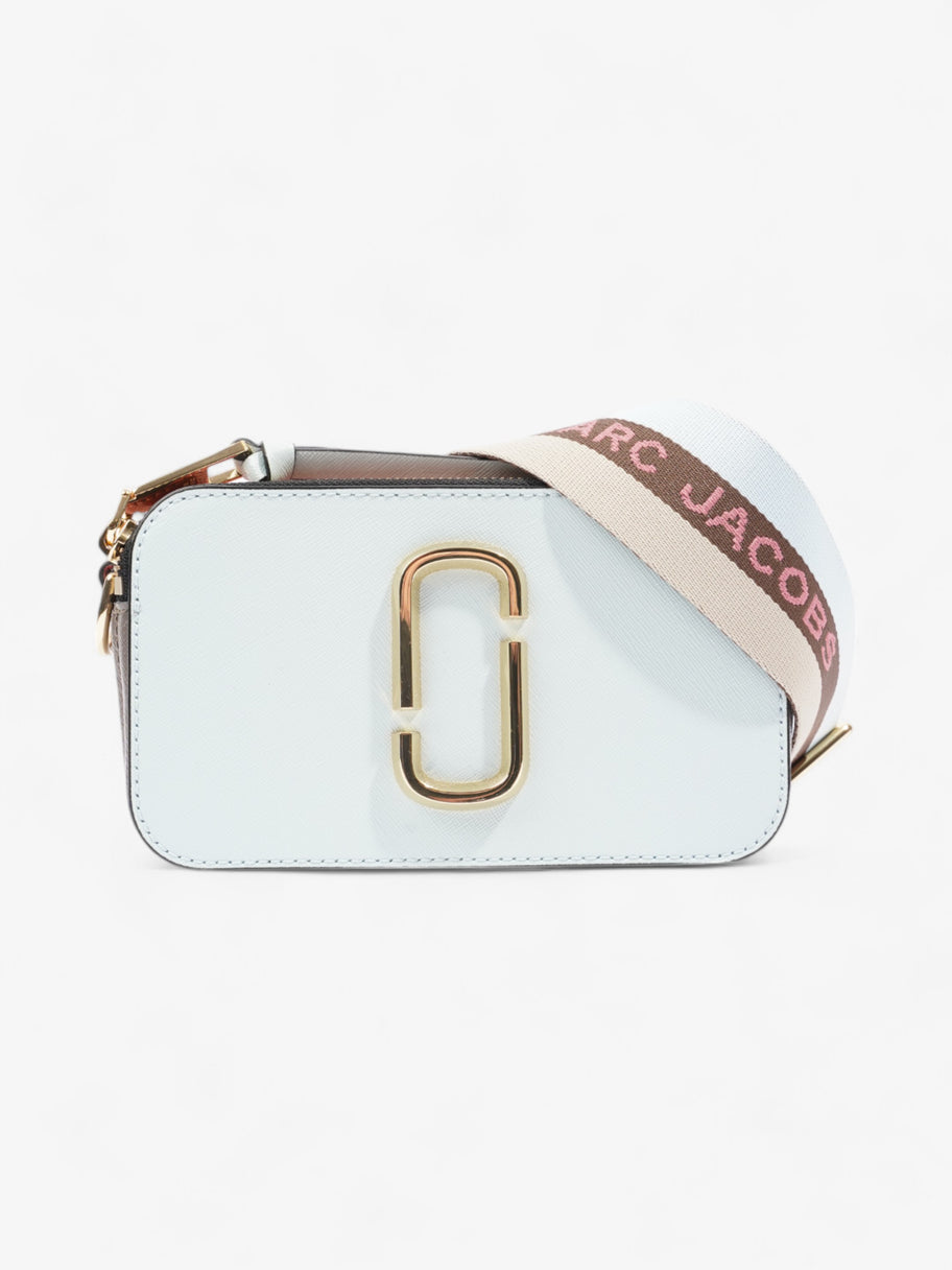 Marc Jacobs The Snapshot Bag Baby Blue / Coral / Grey Leather Image 1