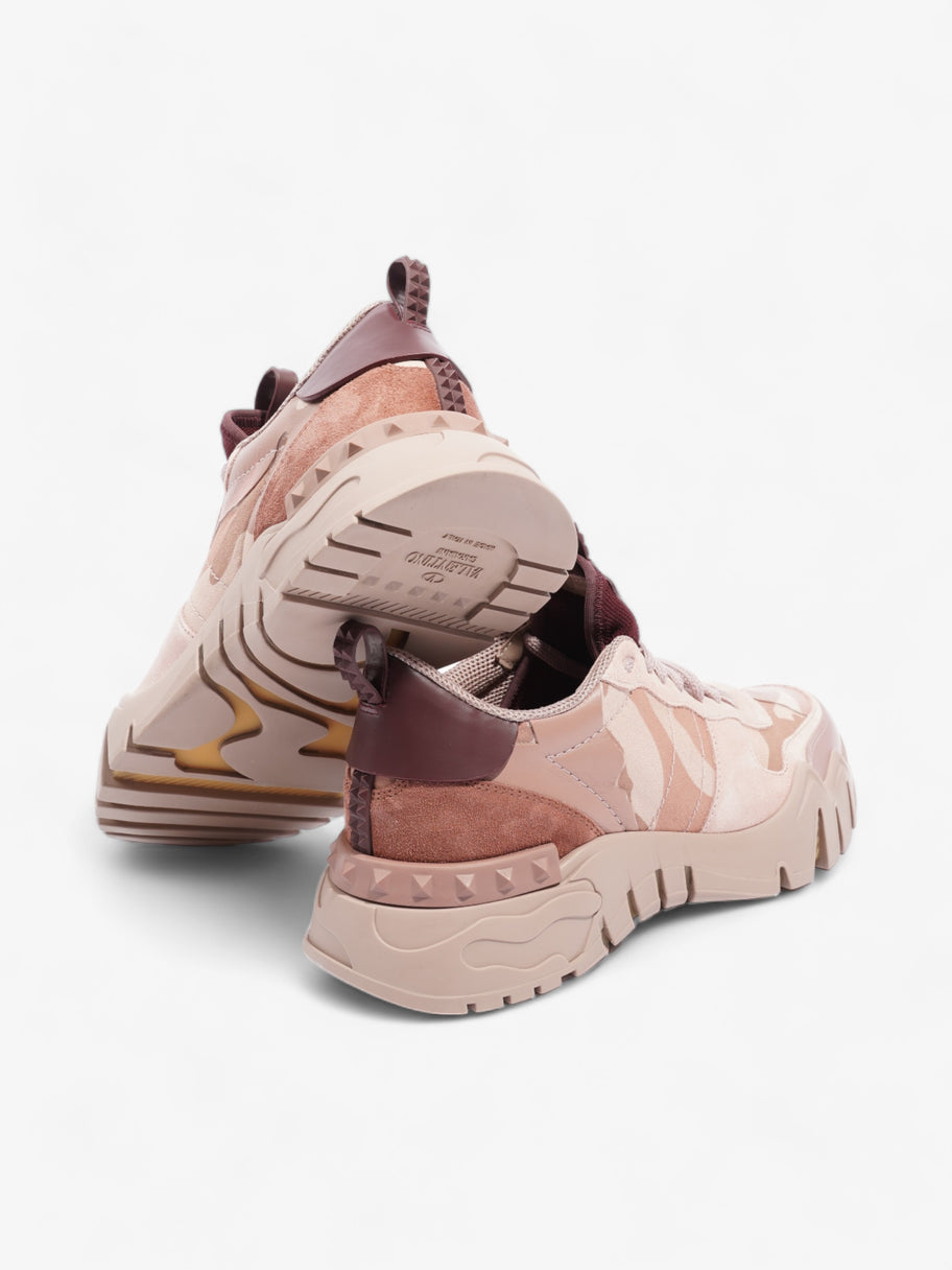 Valentino Rockrunner Plus Sneakers Pink Camouflage  Suede EU 38 UK 5 Image 9