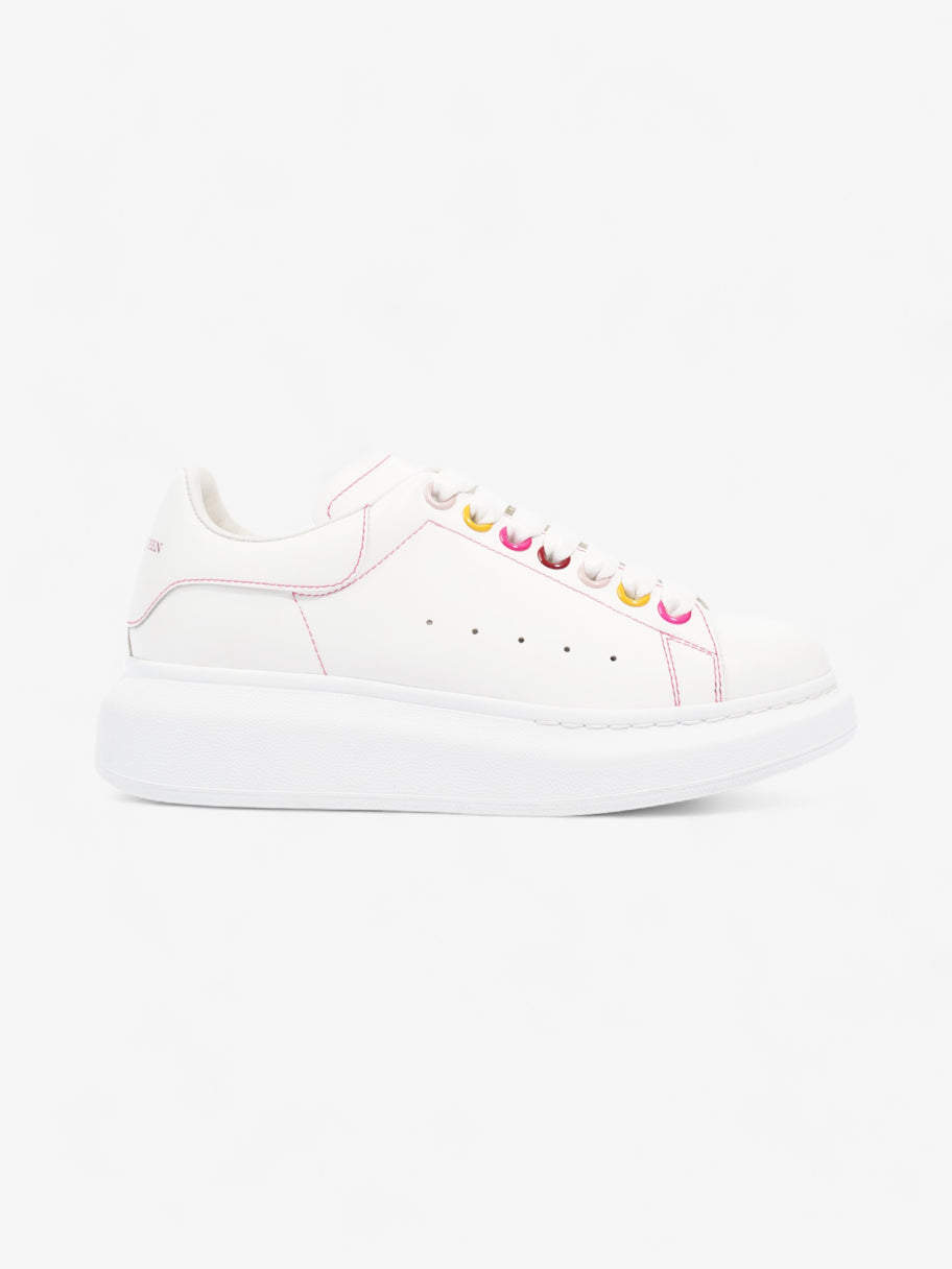 Alexander McQueen Oversized Sneakers White / Pink Leather EU 36 UK 3 Image 1