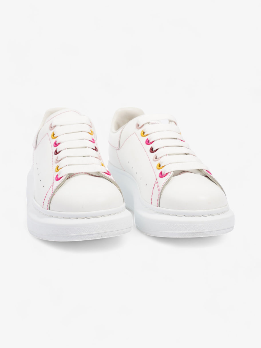 Alexander McQueen Oversized Sneakers White / Pink Leather EU 36 UK 3 Image 2