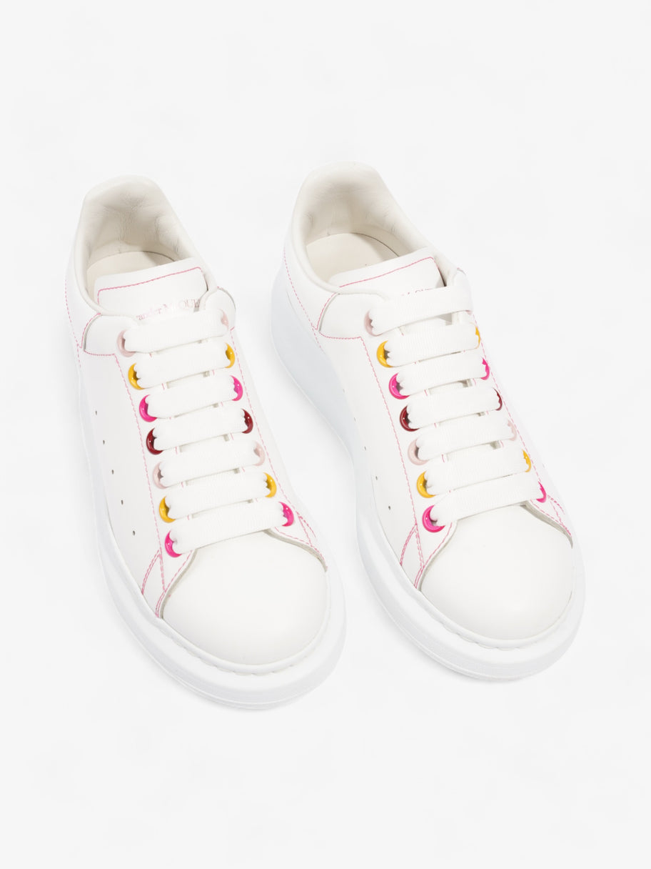 Alexander McQueen Oversized Sneakers White / Pink Leather EU 36 UK 3 Image 8