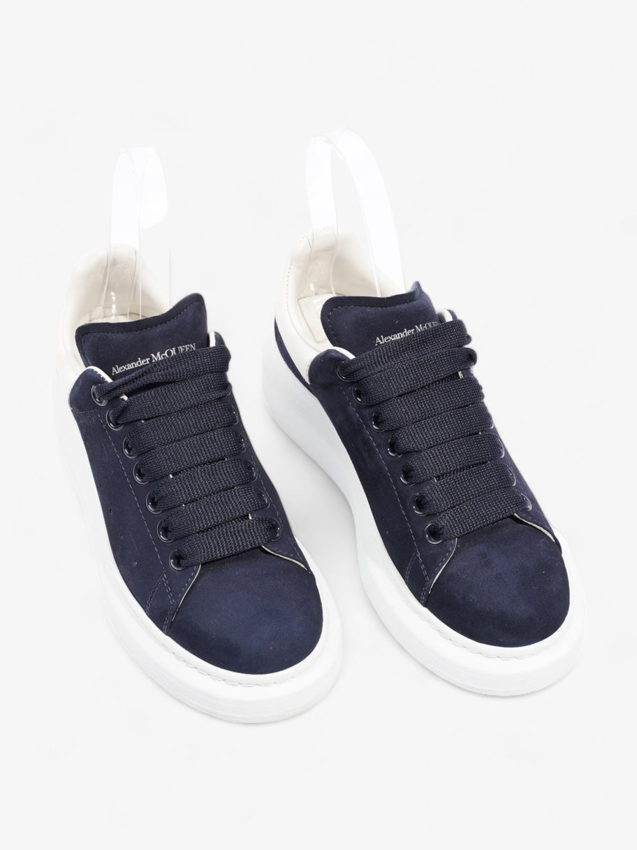 Oversized Sneakers Navy / White Tab Suede EU 37 UK 4 Image 8