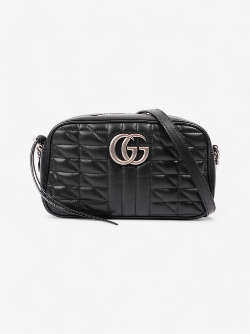  Gucci Marmont cross body Black Matelasse Leather Small