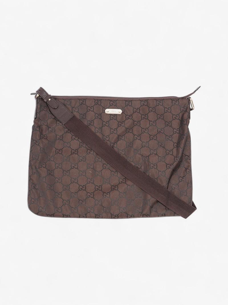  Gucci GG Messenger Brown Nylon