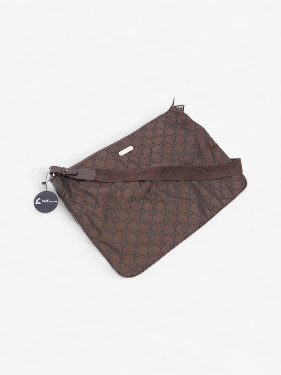 Gucci GG Messenger Brown Nylon Image 8