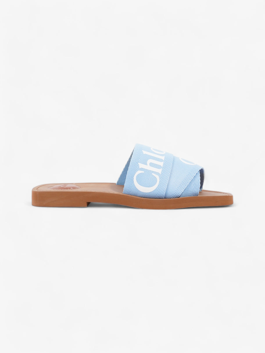 Chloe Woody Slides Graceful Blue Canvas EU 38 UK 5 Image 1