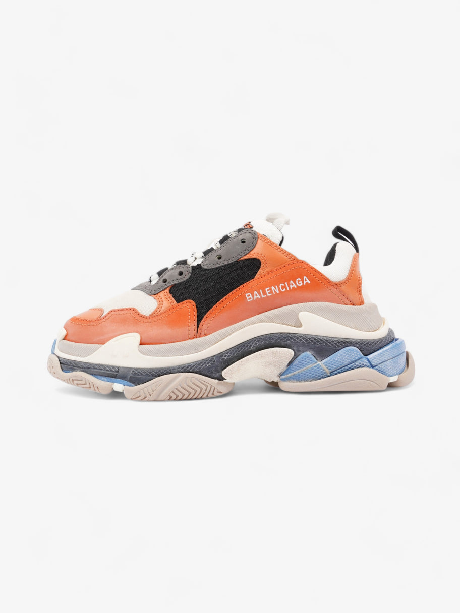 Balenciaga Triple S Orange / Blue / White Mesh EU 38 UK 5 Image 5