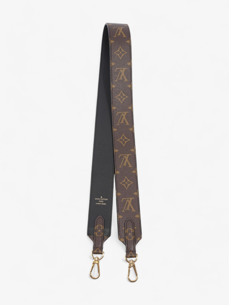  Louis Vuitton Bandouliere Bag Strap Monogram / Gold Canvas