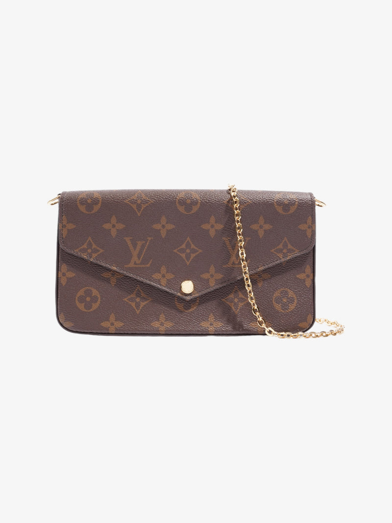  Louis Vuitton Pochette Felicie Monogram Coated Canvas