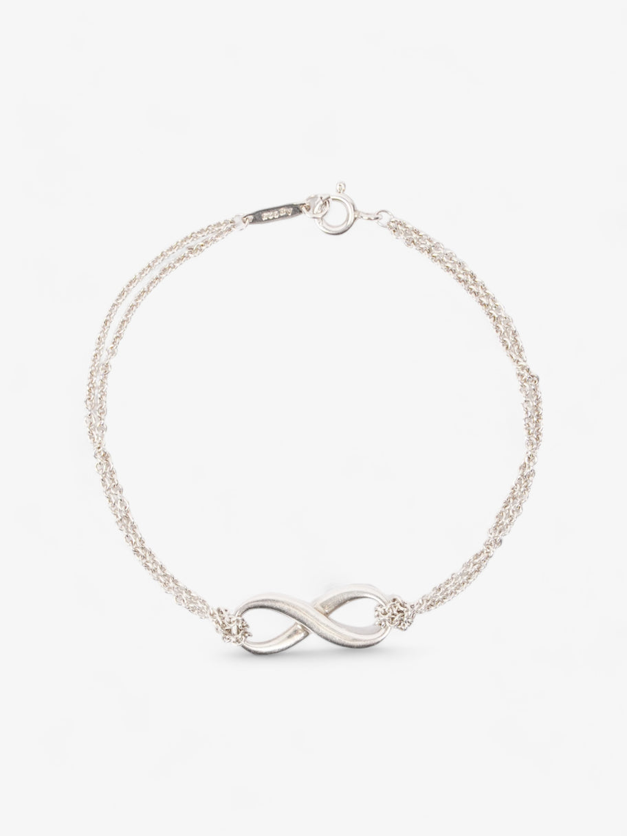 Tiffany and Co Infinity Bracelet Silver Silver Sterling Medium Image 1