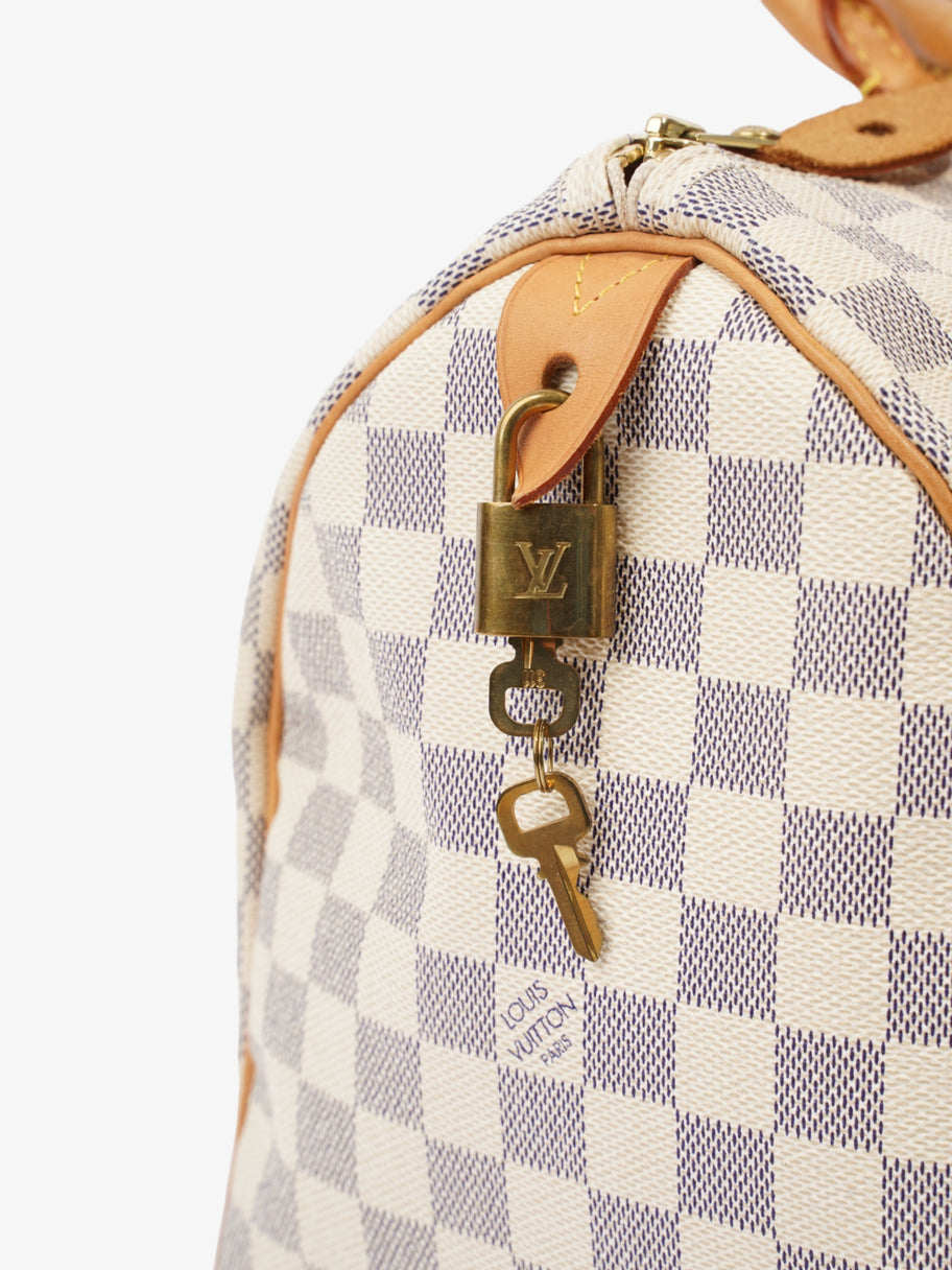 Louis Vuitton Speedy 35 Damier Azur Coated Canvas Image 8