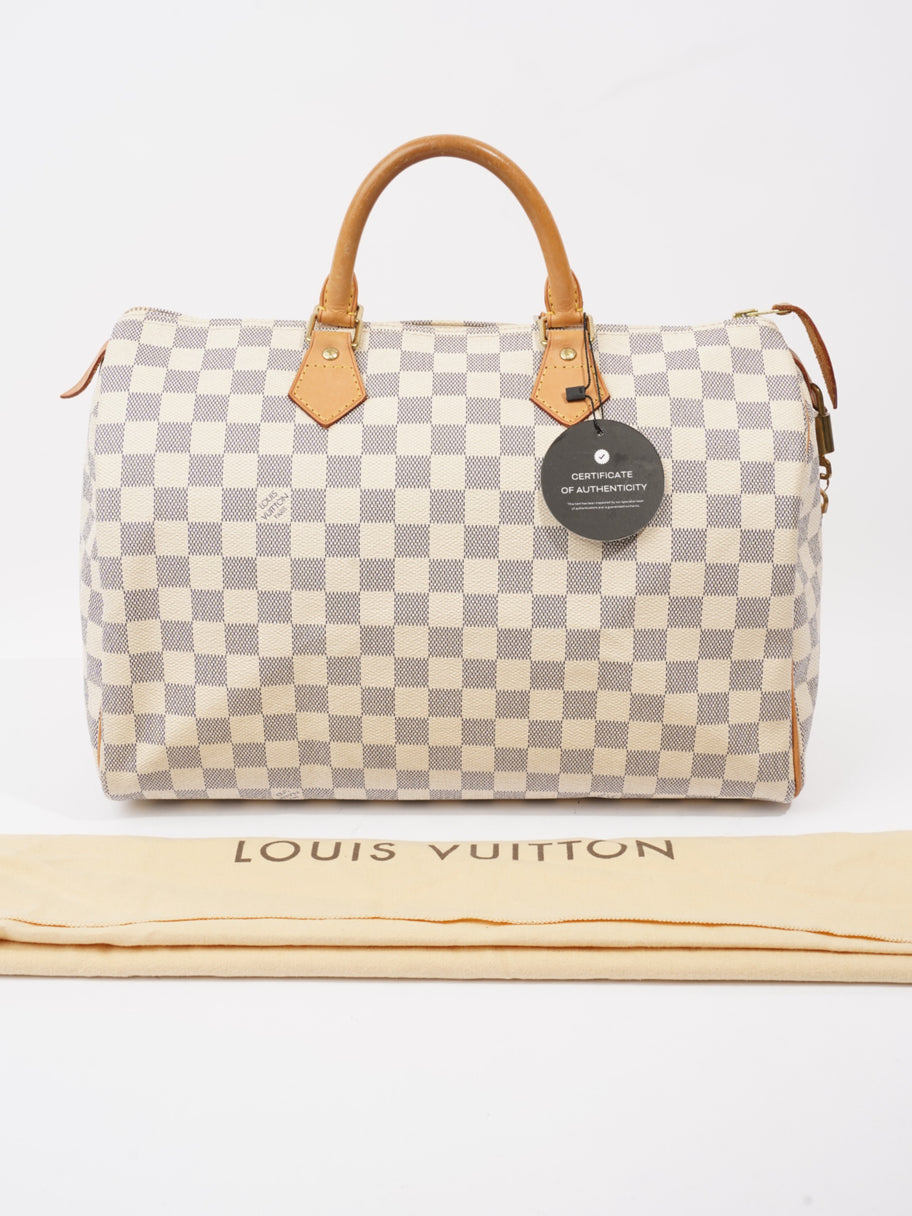 Louis Vuitton Speedy 35 Damier Azur Coated Canvas Image 10