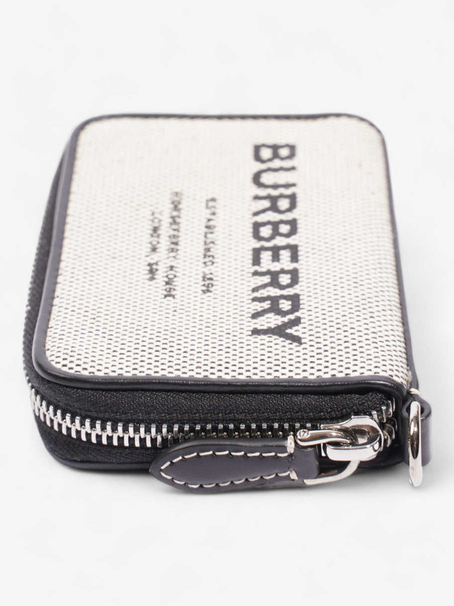 Burberry Horseferry Print Elmore Zip Around Wallet Lanyard Black Canva Luxe Collective