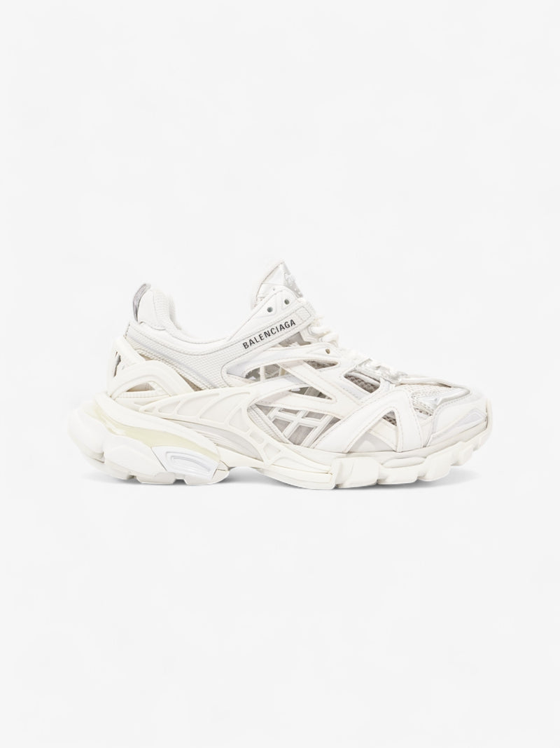  Balenciaga Track 2 White  / Silver Mesh EU 37 UK 4