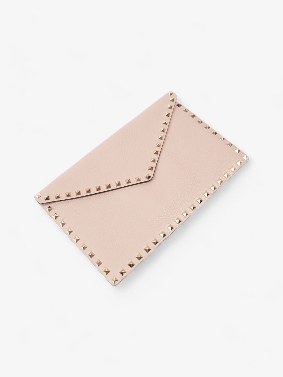 Valentino Clutch Poudre Leather Large Image 4