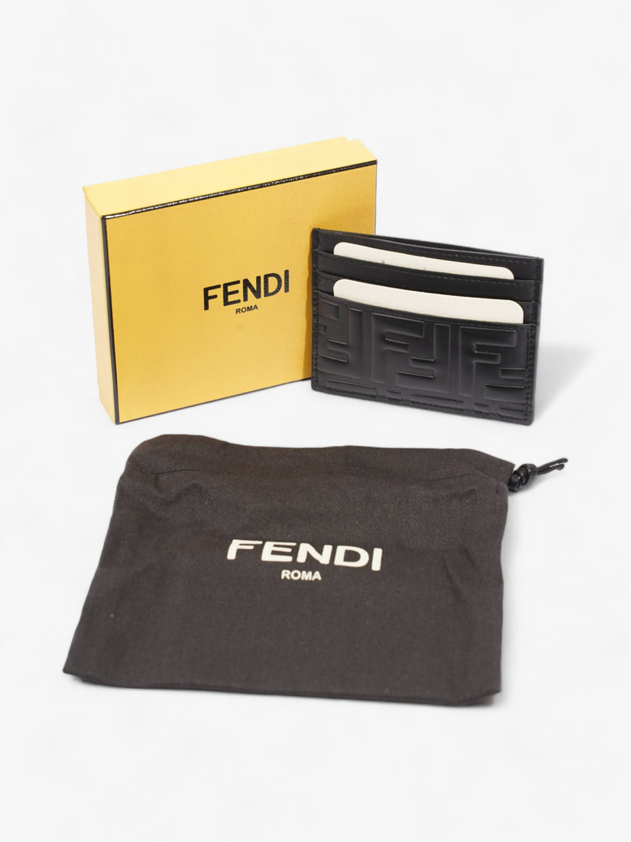 Fendi FF Cardholder Black Leather Image 7