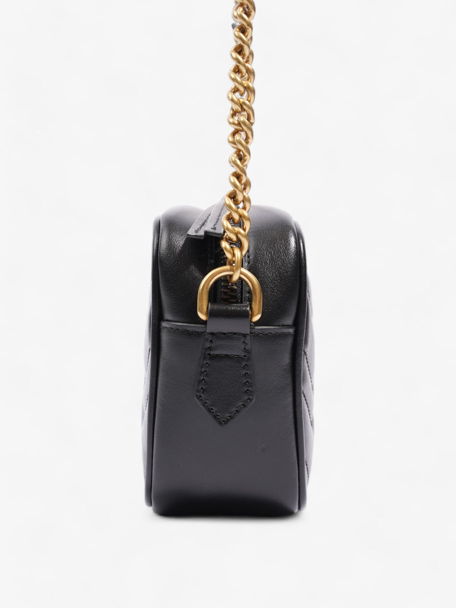 Gucci GG Marmont Black Matelasse Leather Mini Image 3