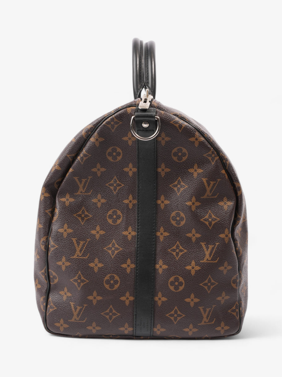 Louis Vuitton Keepall Bandouliere Monogram / Black Coated Canvas 55 Image 3