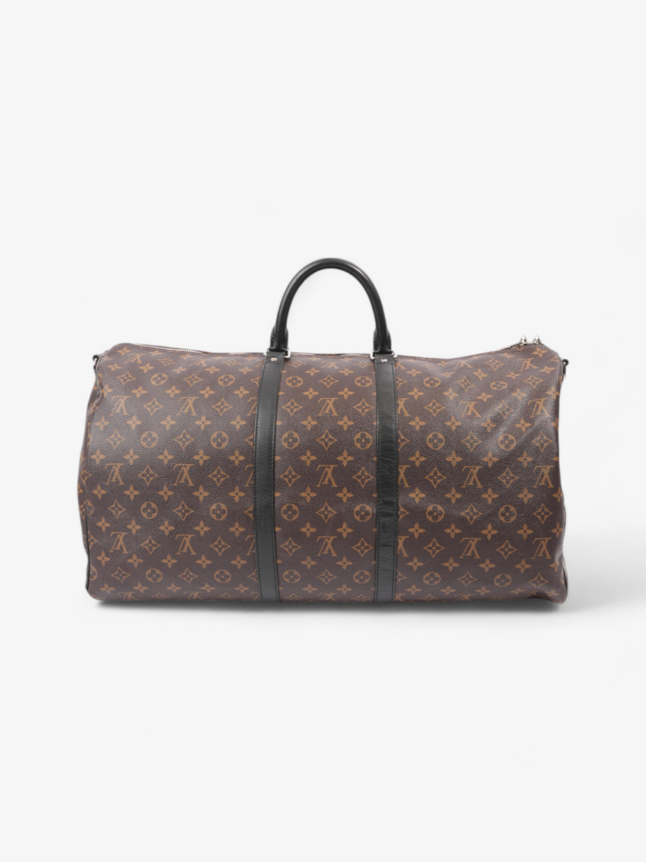 Louis Vuitton Keepall Bandouliere Monogram / Black Coated Canvas 55 Image 4