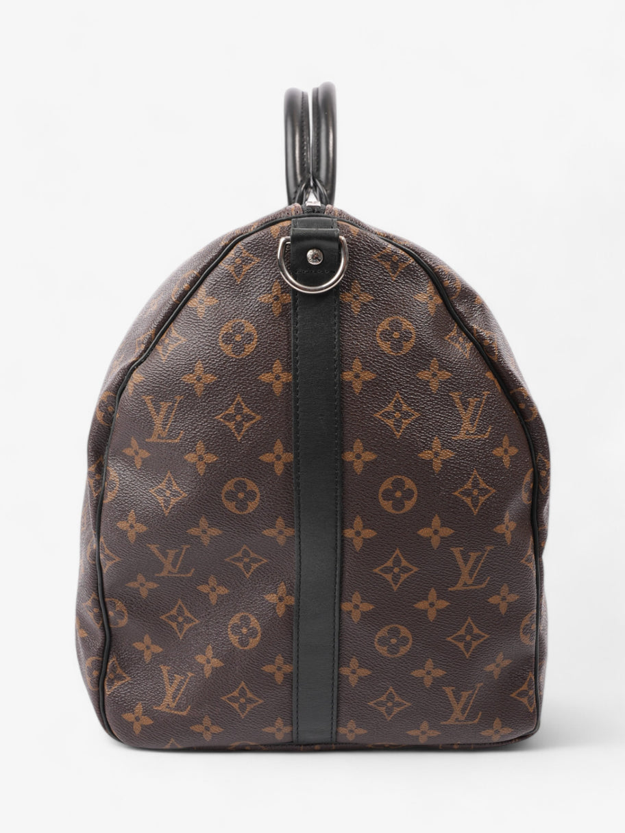 Louis Vuitton Keepall Bandouliere Monogram / Black Coated Canvas 55 Image 5