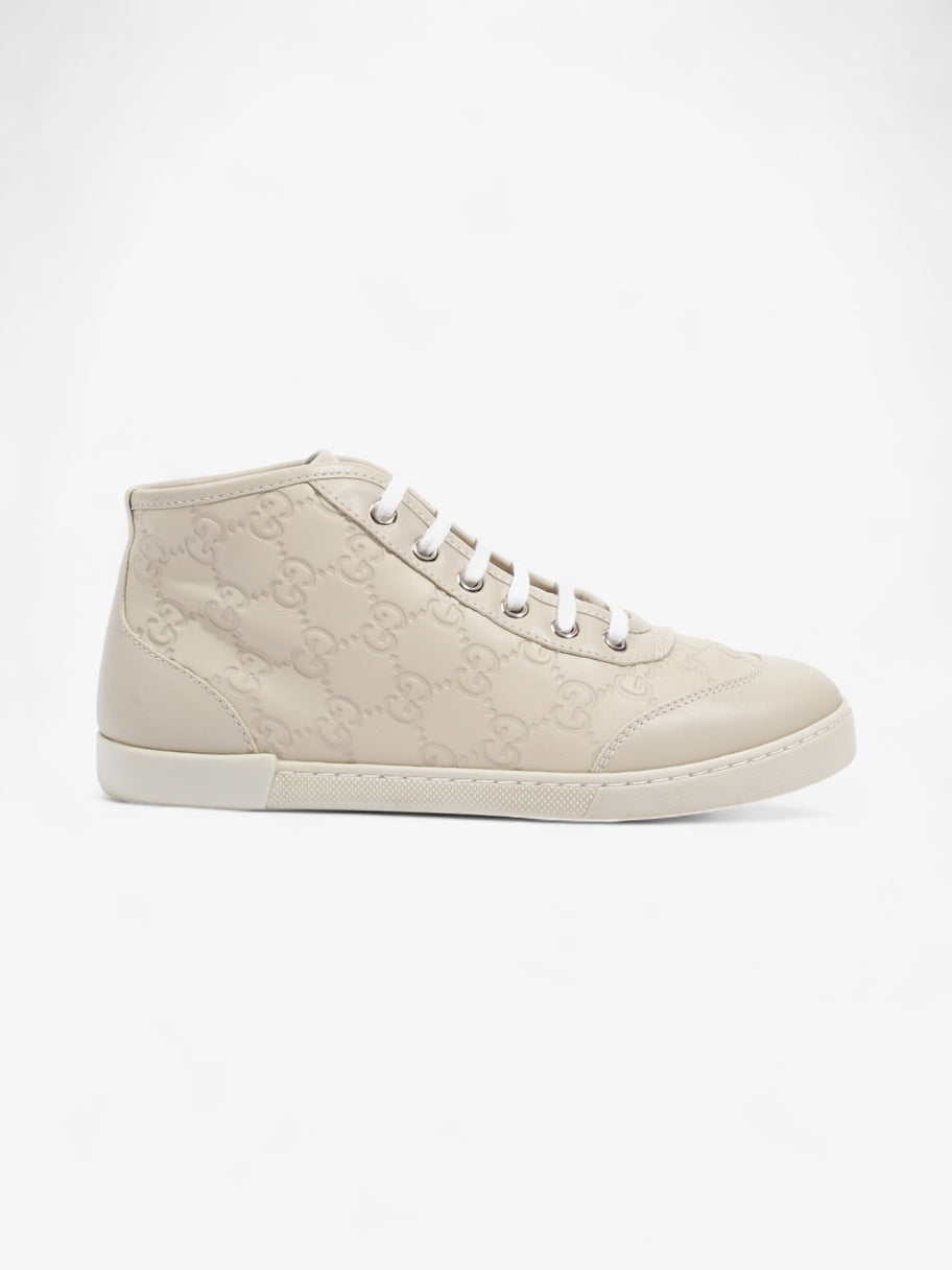 Gucci Guccissma High-tops Beige Leather EU 36 UK 3 Image 1