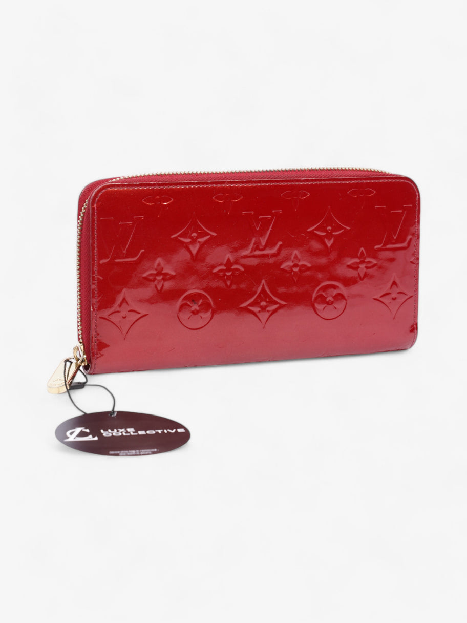 Louis Vuitton Zippy Wallet Monogram Vernis / Red Vernis Leather Image 8