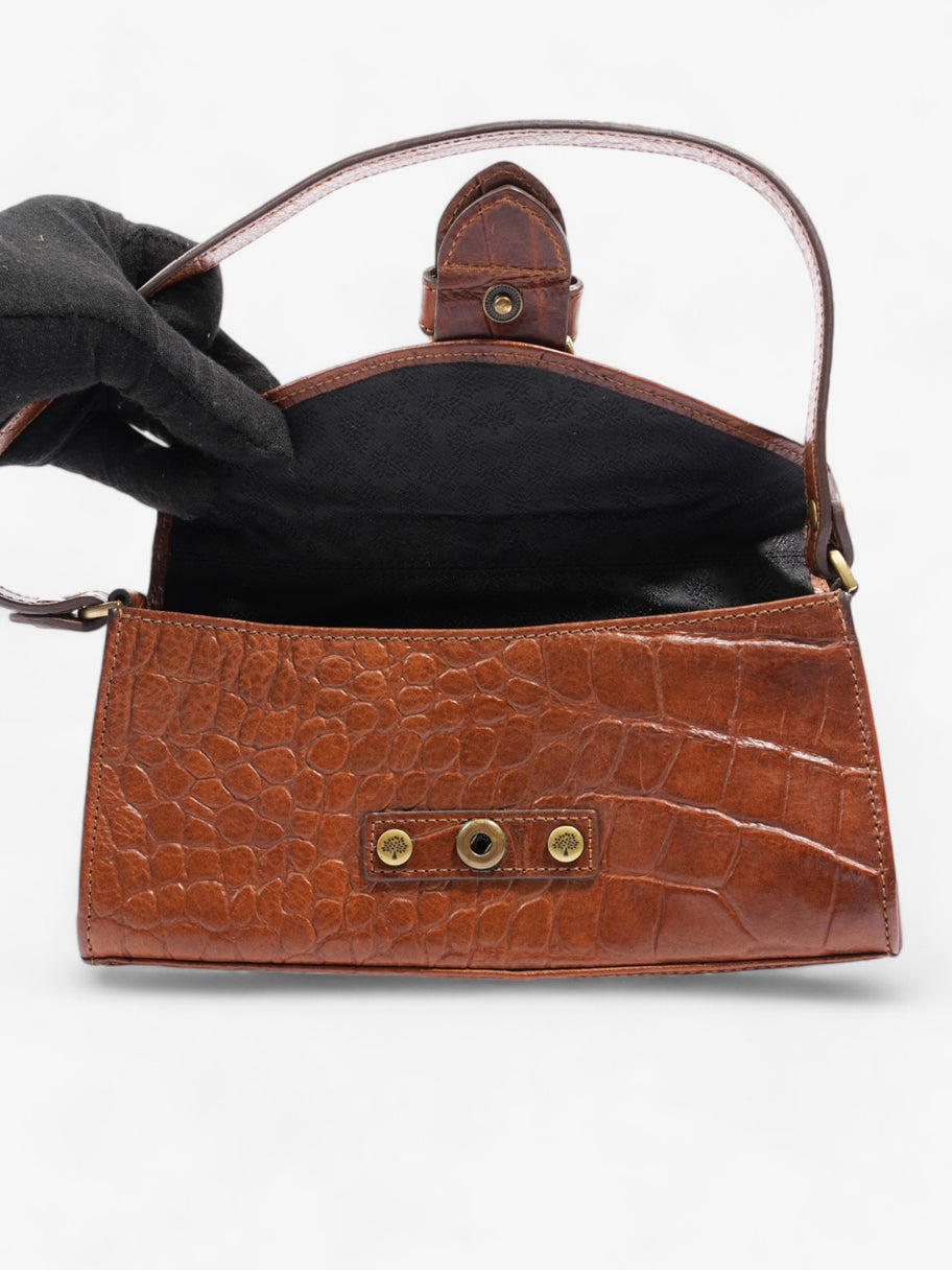 Mulberry Topanga Brown Embossed Leather Image 9