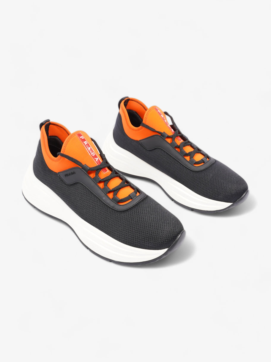 Prada Neoprene Sneakers Black / Orange  Neoprene EU 43 UK 9 Image 2