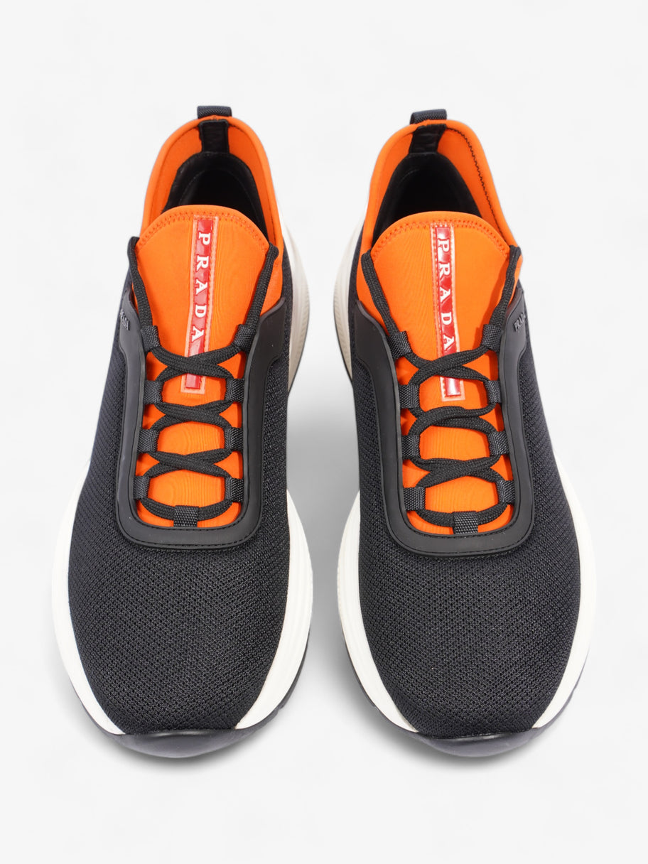 Prada Neoprene Sneakers Black / Orange  Neoprene EU 43 UK 9 Image 8