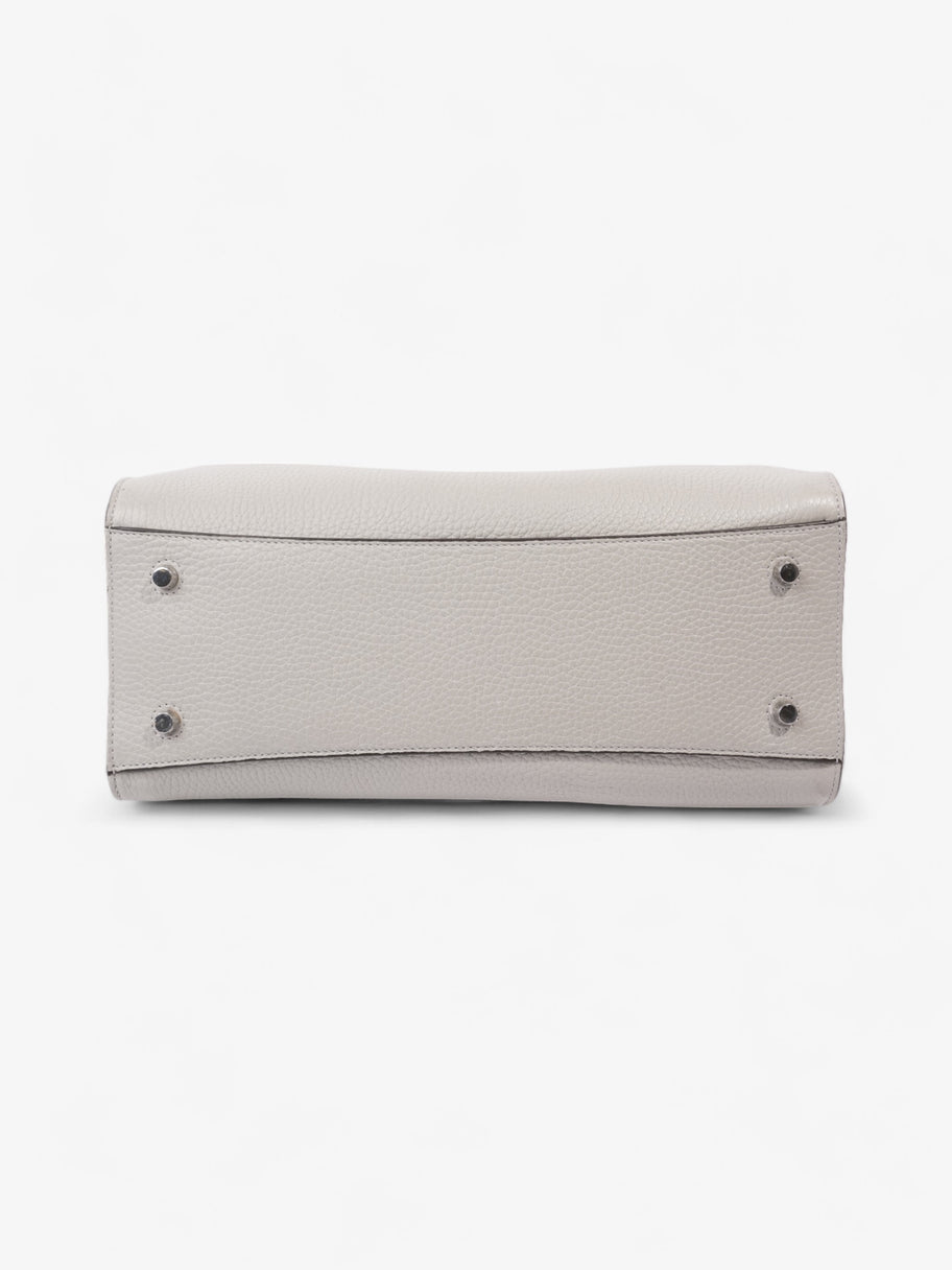 Mulberry Iris Pale Grey Grained Leather Image 6