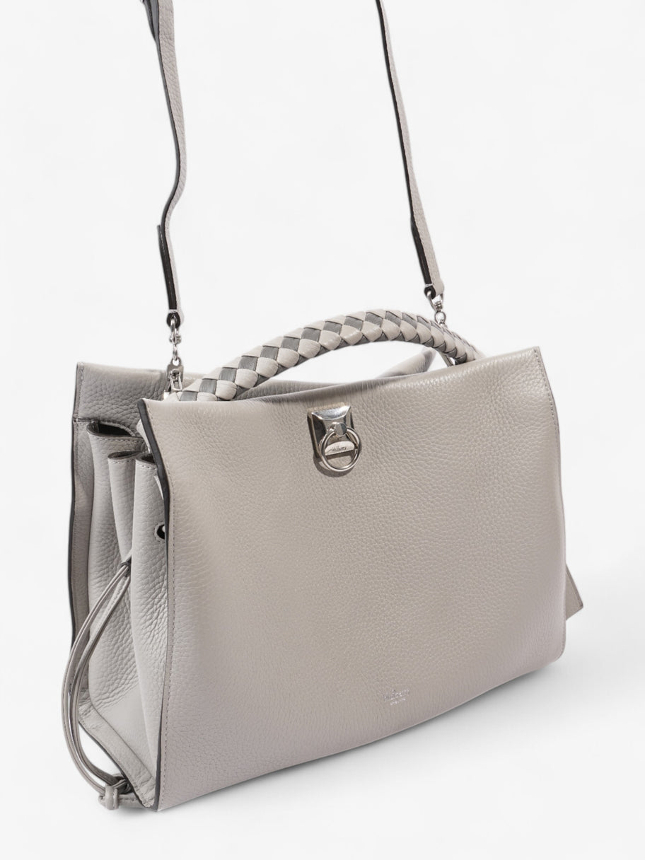 Mulberry Iris Pale Grey Grained Leather Image 7