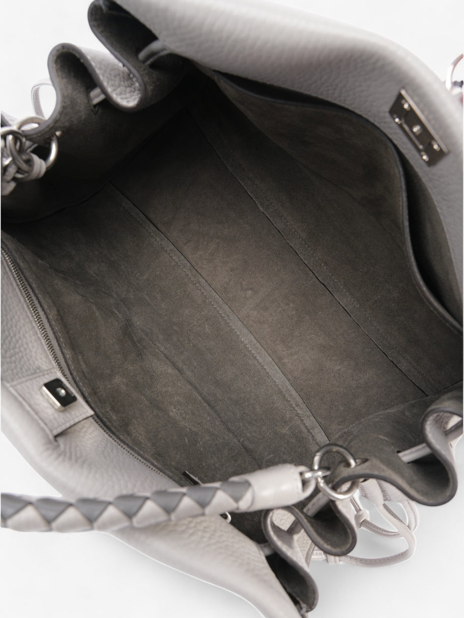 Mulberry Iris Pale Grey Grained Leather Image 8