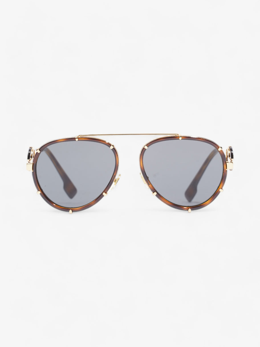 Versace Aviator Tinted Sunglasses Tortoise Acetate 145mm Image 1