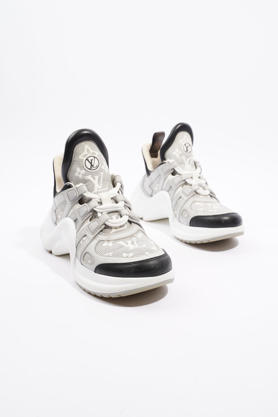 Louis Vuitton Archlight Sneakers Grey Monogram / White / Black Canvas EU 38 UK 5 Image 2