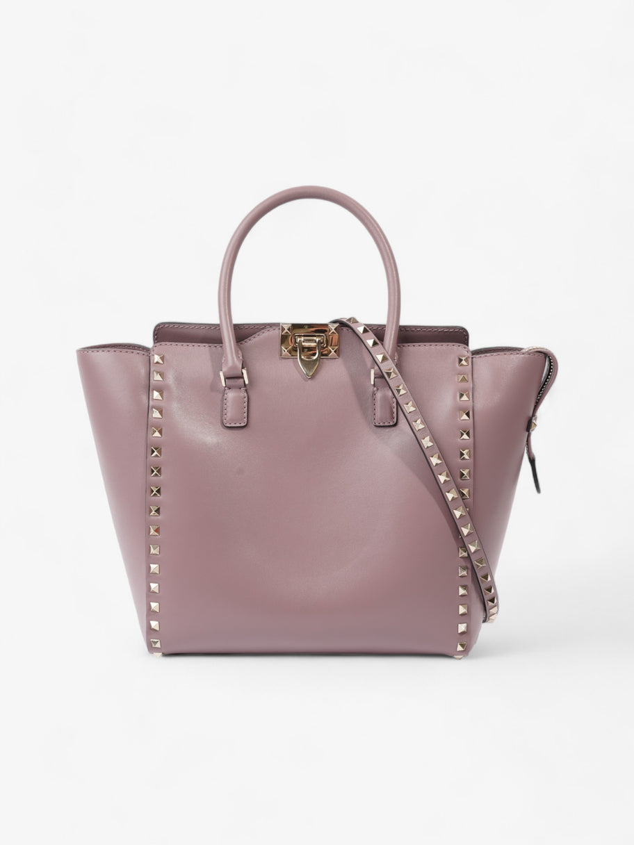 Valentino Rockstud Tote Mauve Leather Image 1