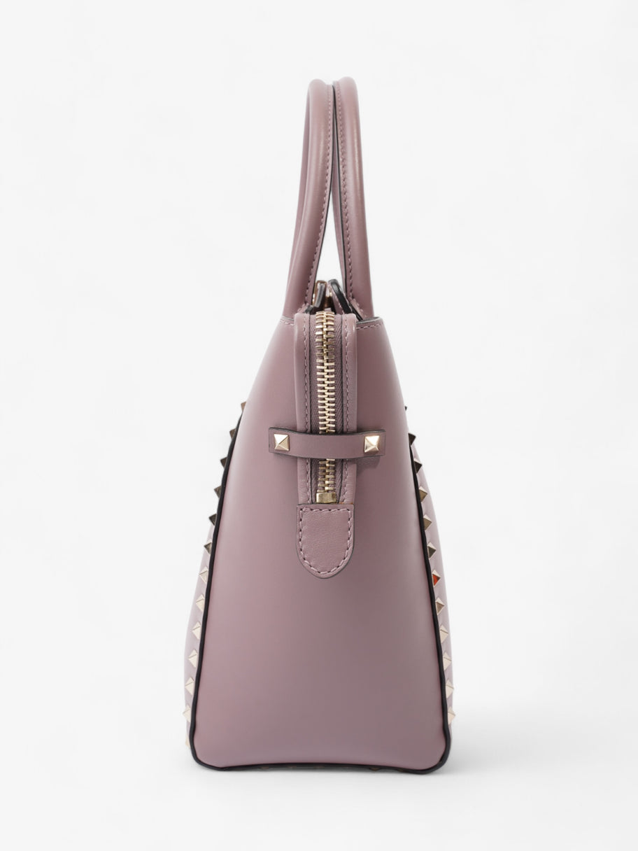 Valentino Rockstud Tote Mauve Leather Image 3