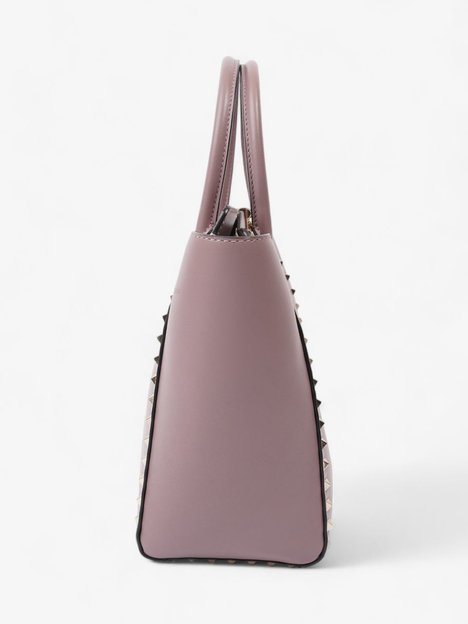 Valentino Rockstud Tote Mauve Leather Image 5