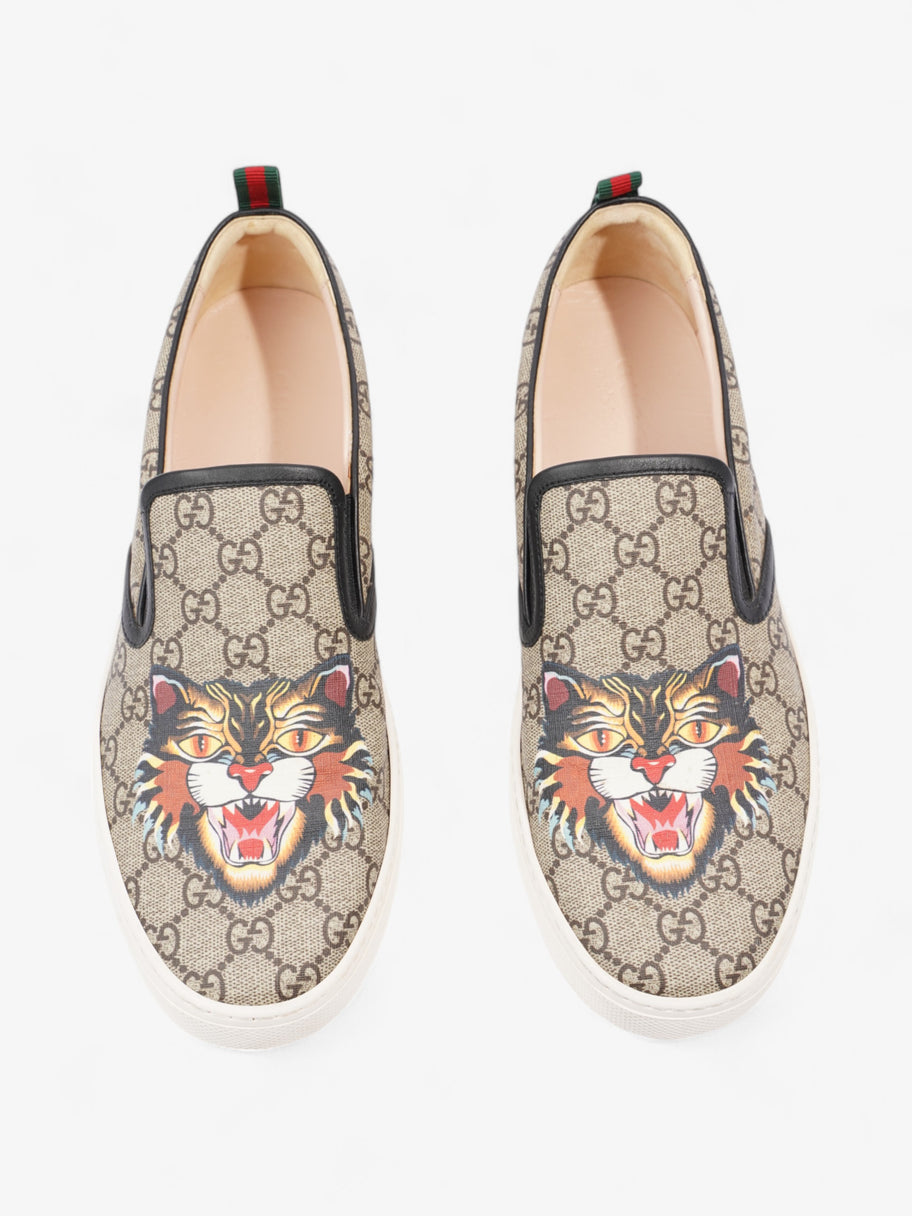 Gucci GG Supreme Angry Cat Sneakers Monogram / Black Canvas EU 44 UK 10 Image 8