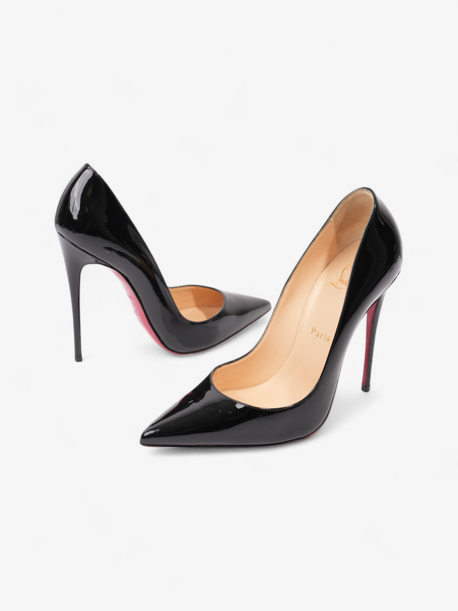 Christian Louboutin So Kate Heels 120 Black Patent Leather EU 38 UK 5 Image 9