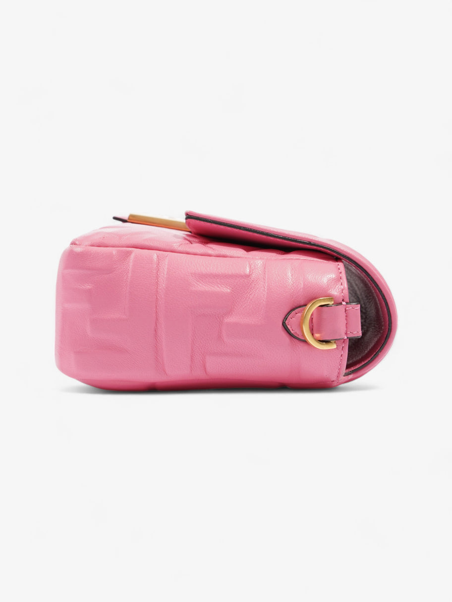 Fendi Baguette Fluorescent Pink Nappa Leather Image 3