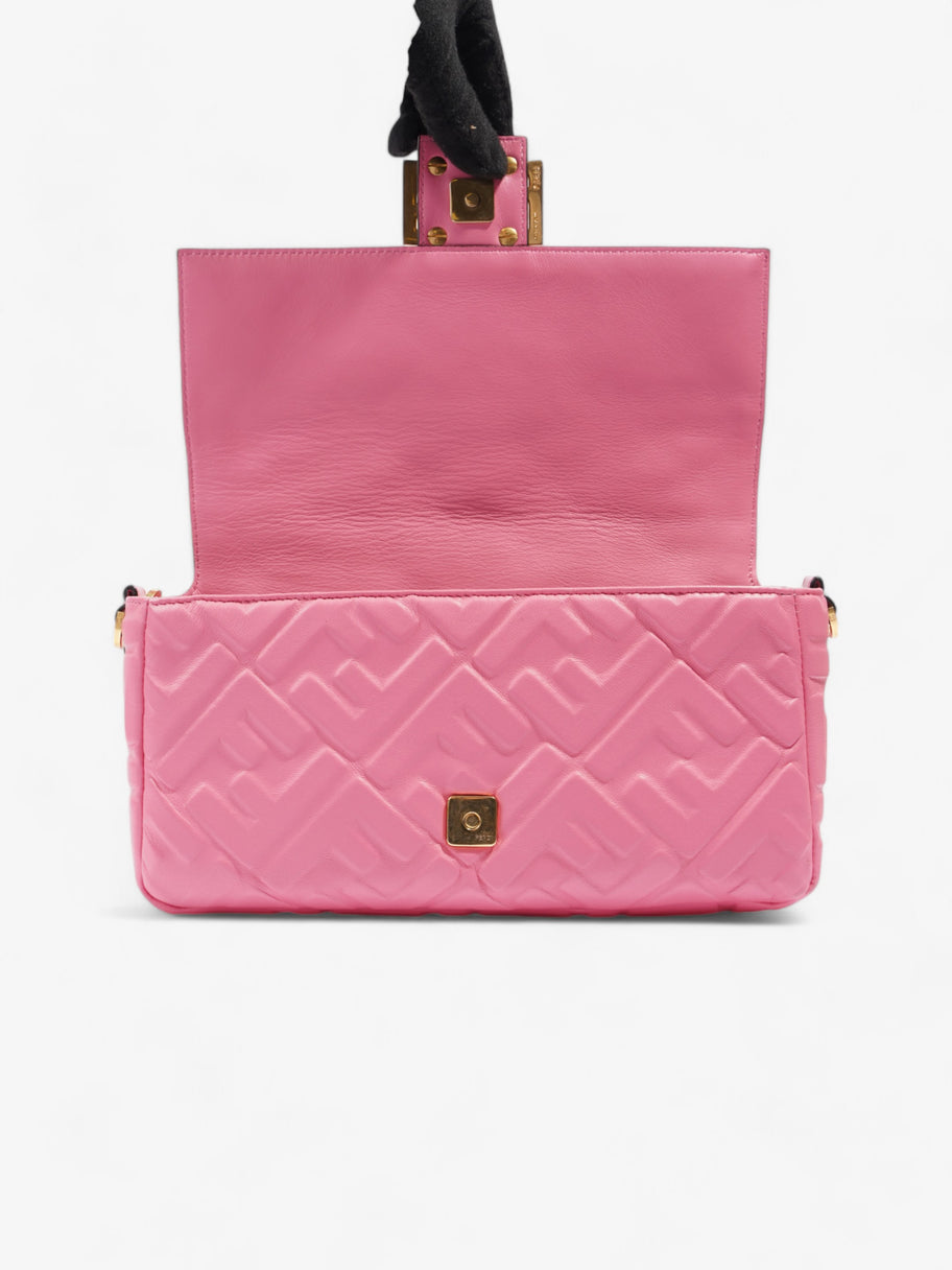 Fendi Baguette Fluorescent Pink Nappa Leather Image 7