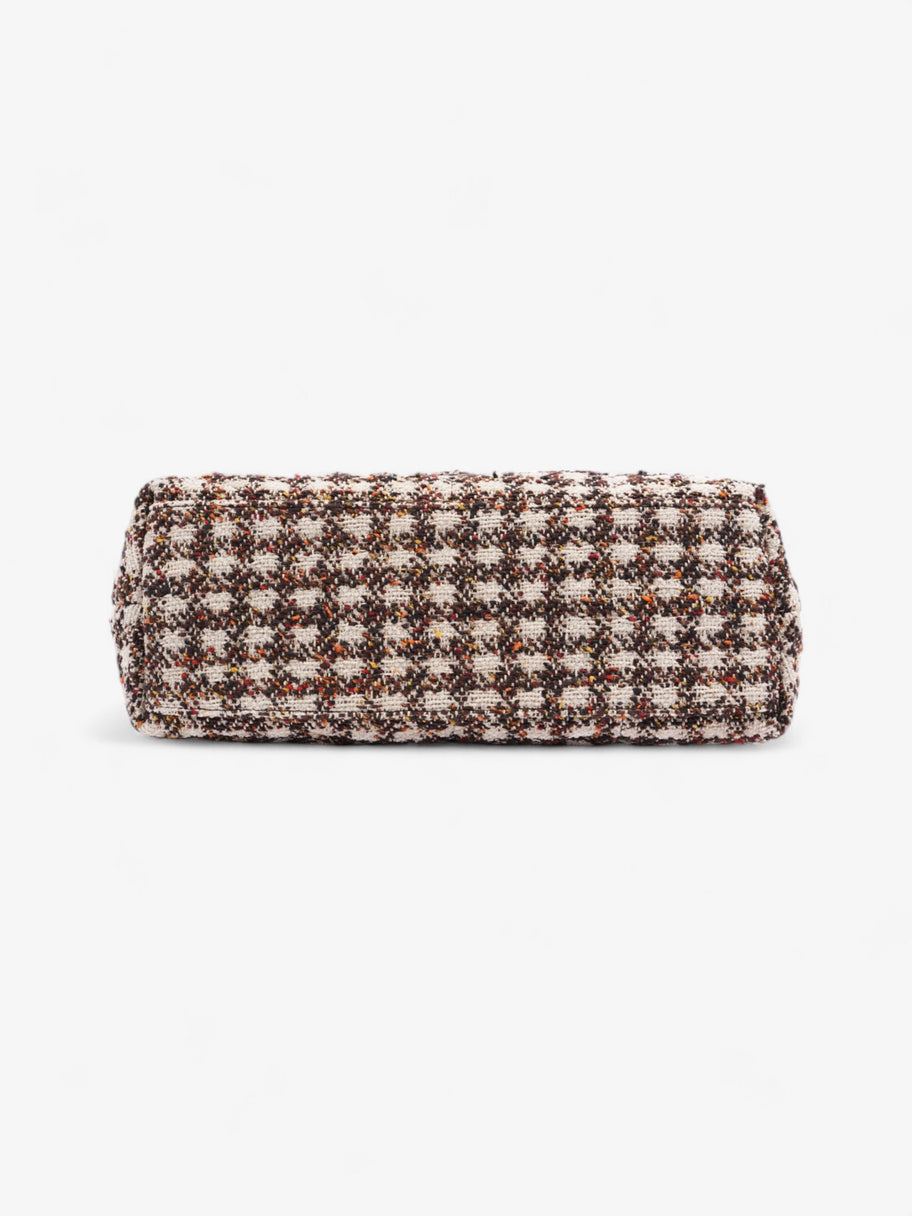 Saint Laurent Lou Lou Burgundy / Beige Tweed Medium Image 6