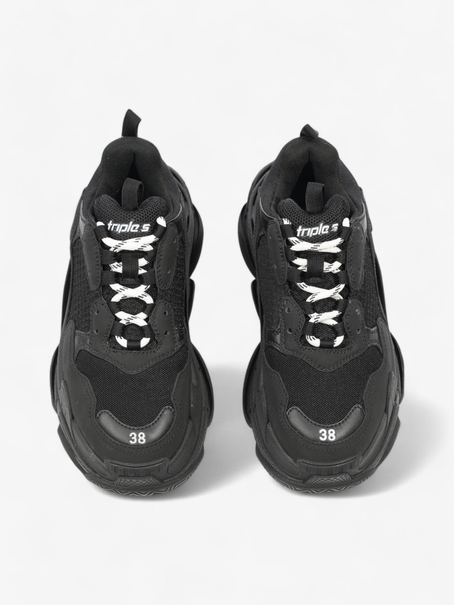 Balenciaga Triple S Black Mesh EU 38 UK 5 Image 8