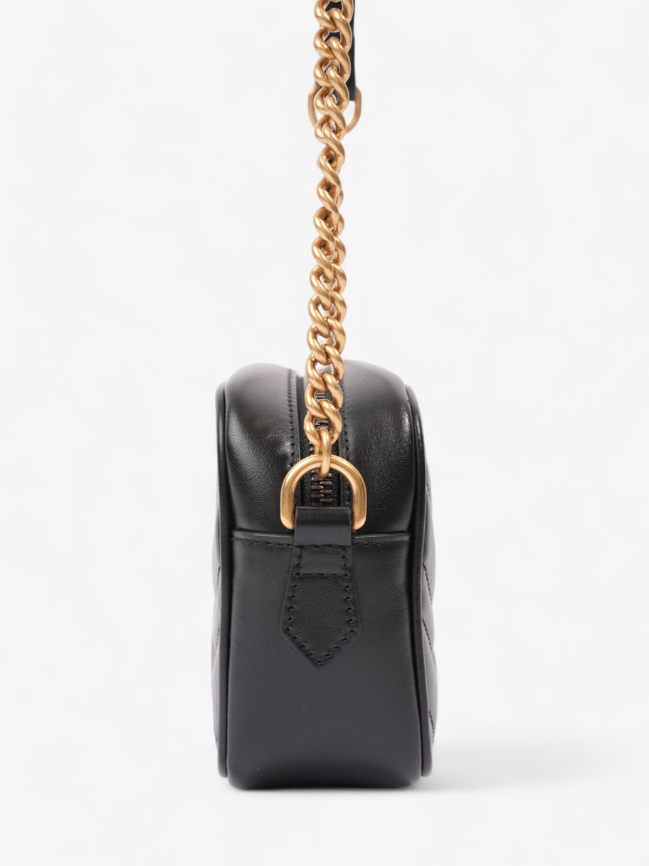 Gucci GG Marmont Black Matelasse Leather Mini Image 3