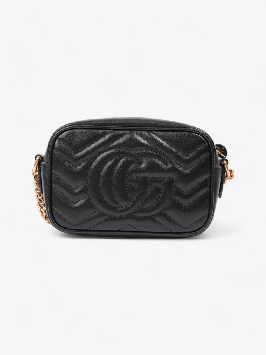 Gucci GG Marmont Black Matelasse Leather Mini Image 4