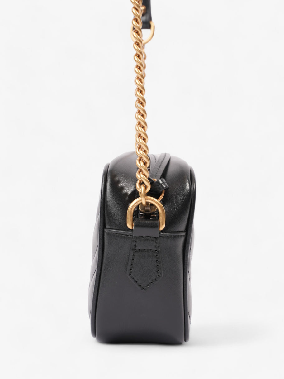 Gucci GG Marmont Black Matelasse Leather Mini Image 5