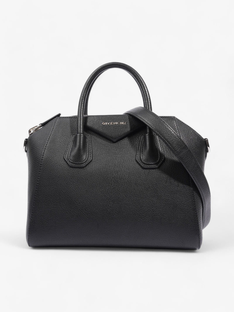  Givenchy Antigona Black Goatskin Leather Small