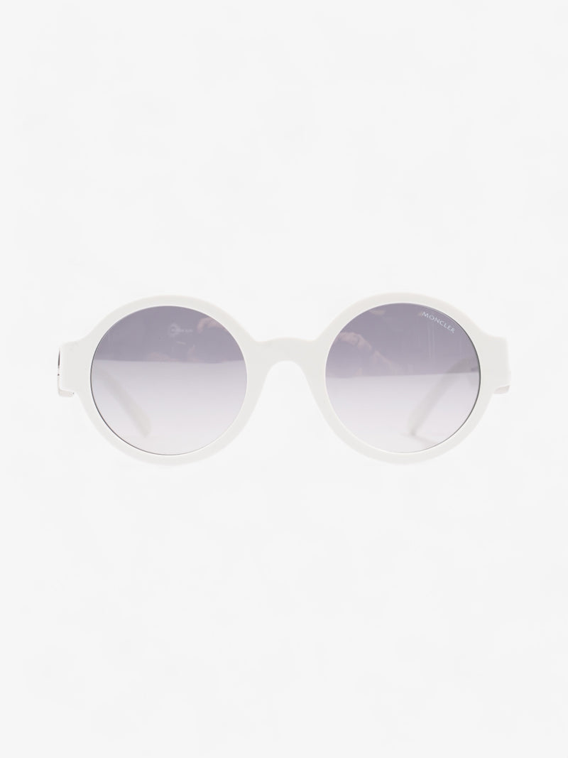  Moncler Atriom Sunglasses White Acetate 135mm